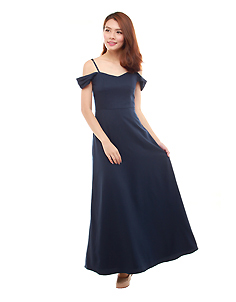 formal dress navy blue