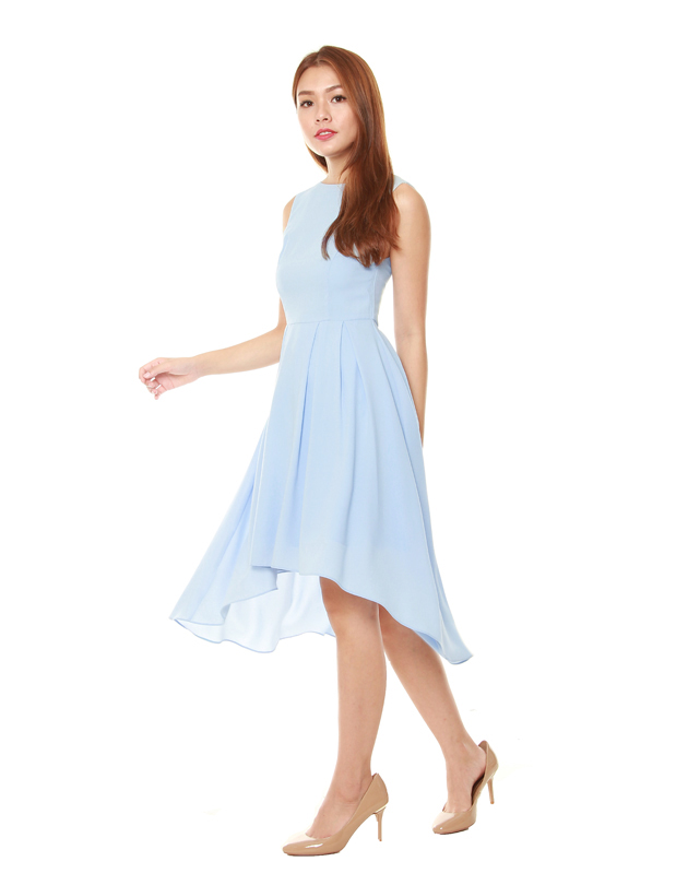 pale blue summer dress