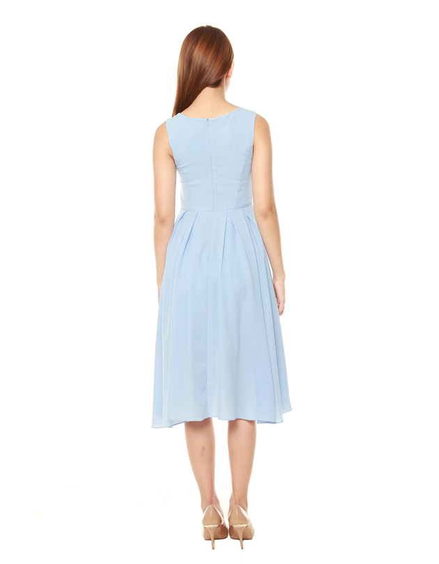 pale blue summer dress