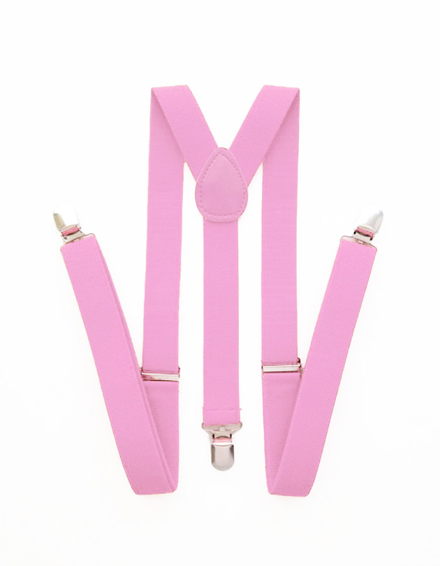 Suspenders in Pastel Pink - The BMD Shop - Your Bridesmaid Dresses ...