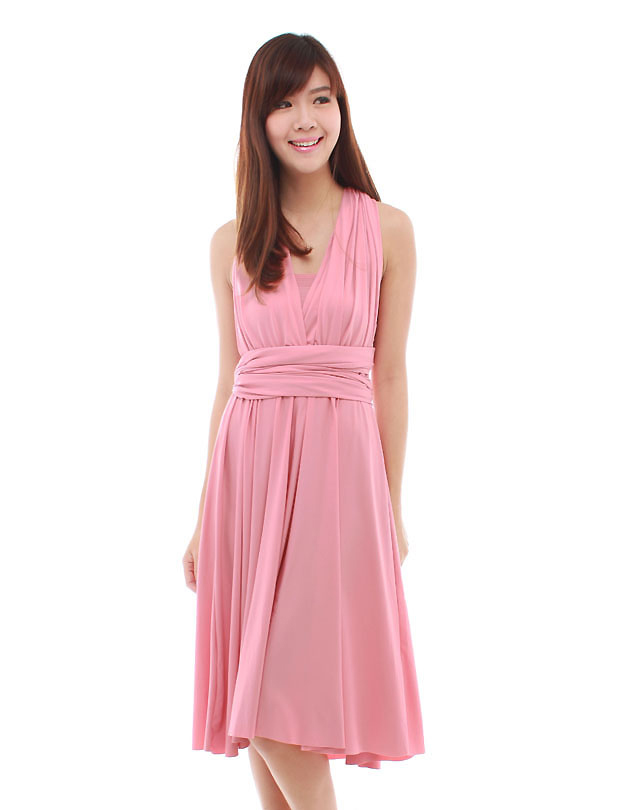 Buy Dusty Rose Infinity Dress, Multiway Dress 